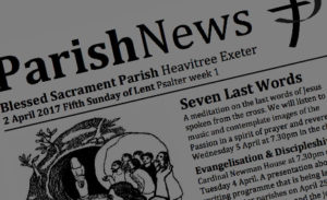 Parish News Blessed Sacrament Parish